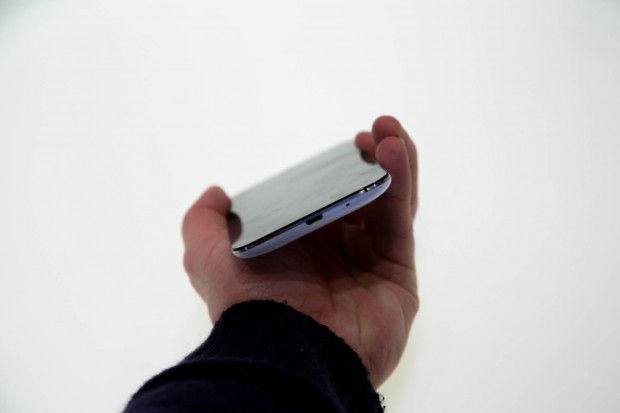 Die untere Seite des MX3 von Meizu